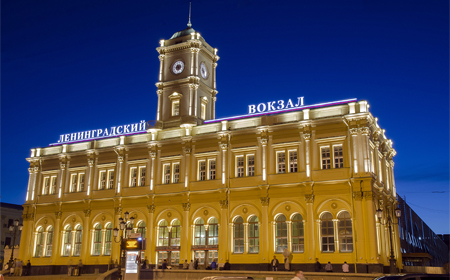 Ленинградский вокзал Москва, схема